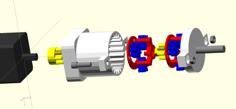 Nema 11 Planetary Gear Box, Parametric, Stackable 3D Printer Model