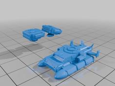 Harasser Hovercraft 3D Printer Model