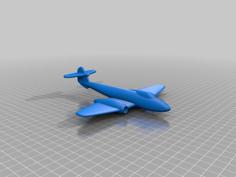 Gloster Meteor 3D Printer Model