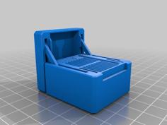 Data-hoarder Print In Place MicroSD / SD Card Box 3D Printer Model