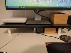 Monitor Stand (with IKEA EKBY LAIVA) Under 5$ 3D Printer Model