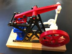 Mini Air Beam Engine 3D Printer Model