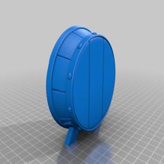 Sea Of Thieves Explosive Barrel – Split And Hollow 3D Printer Model