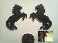 Horse Universal Magnet 3D Printer Model