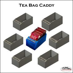 Tea Bag Caddy Collection 3D Printer Model