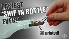 Easiest Ship In Bottle Ever 3D Printer Model