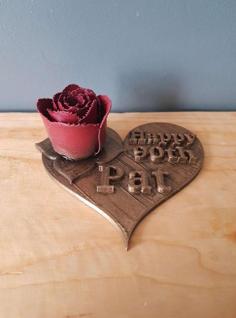 Love Heart Rose 3D Printer Model