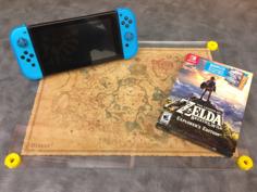 BOTW Hyrule Map Case Double-sided 3D Printer Model