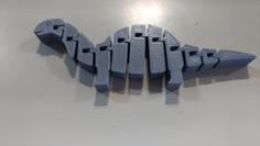 Twists & Bends Brontosaurus By Orangeteacher 3D Printer Model