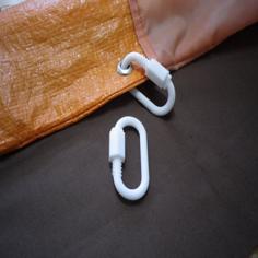 Carabiner – Screw Lock O-Shape 3D Printer Model