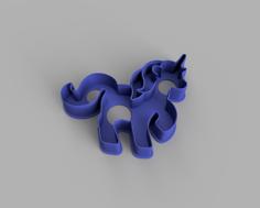 Unicorn Cookie Cutter (125 X 110mm) 3D Printer Model