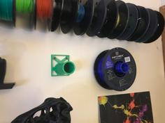 Efficient Spool Holder Wall Mount 3D Printer Model