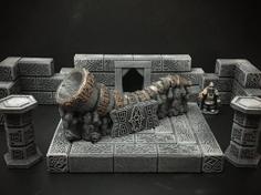 Delving Decor: Dwarven Great Horn (28mm/Heroic Scale) 3D Printer Model