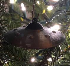 Flying Saucer/UFO Ornament 3D Printer Model