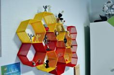 Hexagon Fractal Shelf 3D Printer Model