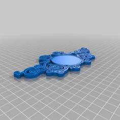 Victorian Circle Frame 3D Printer Model