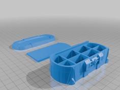 Pillbox Loot Box W/ More Compartments 3D Printer Model