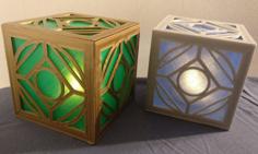 Jedi Holocron Modded For Tealight 3D Printer Model