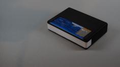 Wallet Box With Credit Card Holder 3D Printer Model