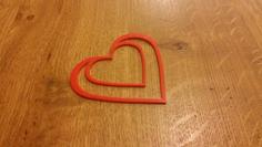 Heart Bookmark 3D Printer Model