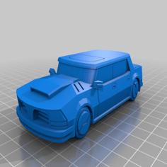 Modern/near-future Sedan 3D Printer Model