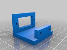 Servo Mount For Prusa I3 Rework 3D Printer Model