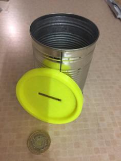 Bean Tin Money Box 3D Printer Model