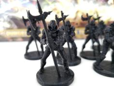 Dark Elf W/ Halberd For Warhammer Quest 3D Printer Model