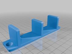 Closet Sliding Door Guide 3D Printer Model