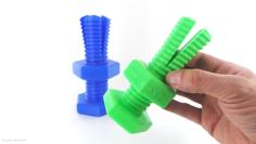 Impossible 3D-printed Bolt And Nut 3D Printer Model