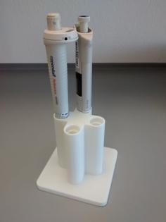 Pipette Stand 3D Printer Model