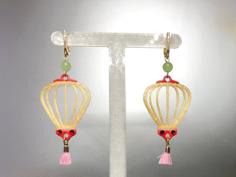 Chinese Lantern Earrings – Dual 3D Printer Model