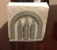 SLC Temple Napkin Holder 3D Printer Model