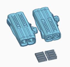 Sleek Double Pod Wide MRF Engines (GASLANDS) 3D Printer Model