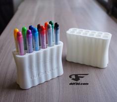 Mala Color Pen Holder 3D Printer Model