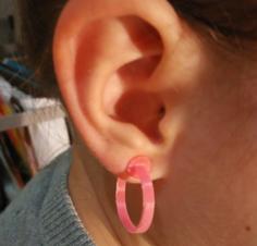 Clip-on Earring 3D Printer Model