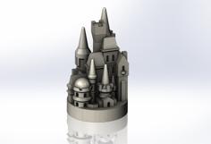 3D Catan Round Game Pieces (City/Settlement/Road/Wall) 3D Printer Model