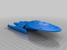 Star Trek DS9 Elkins Class 3D Printer Model