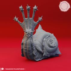 Flail Snail – Tabletop Miniature 3D Printer Model