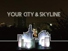 Your City & Skyline 3D Printer Model