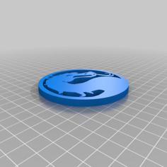 Mortal Kombat Drink Coaster 3D Printer Model