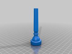 Trumpet Mouthpiece 3D Printer Model