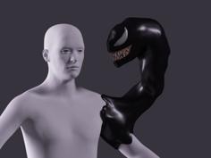 Venom Arm Mount 3D Printer Model