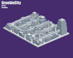 GreebleCity Set 06: Road Map 3D Printer Model