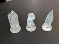 Crystal Chess Set – SLA 3D Printing 3D Printer Model