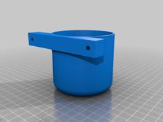 Bolt-On Cup/Can/Bottle Holder 3D Printer Model