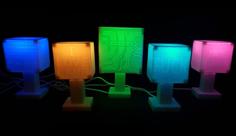 Cube Lamp 3D Printer Model