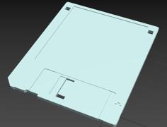 Floppy Drink Coaster 3D Printer Model