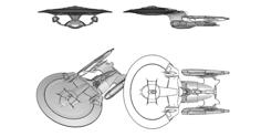 Star Trek Monarch-Class Exploration Cruiser 3D Printer Model