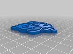 Dusa From Hades Pin Or Keyring Base 3D Printer Model